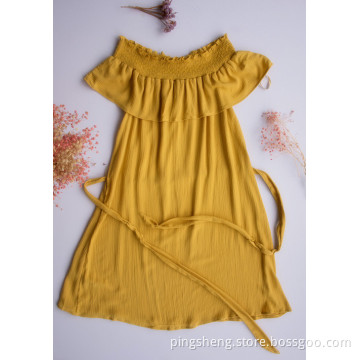 Women Slimming One-Neck Dress